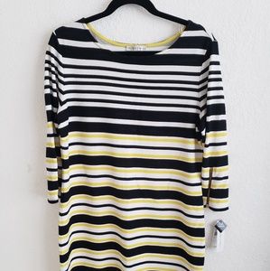 Sandra Darren Stripped Dress